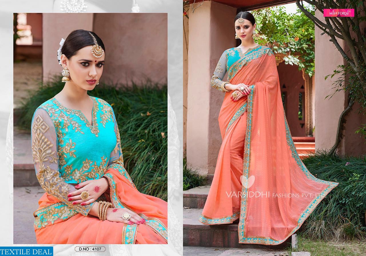 Mintorsi 4101 Series Wholesale Festival Ethnic Saree